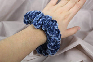 Velvet Crochet Scrunchie