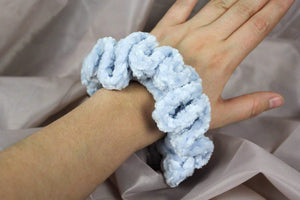 Velvet Crochet Scrunchie